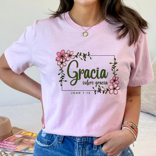 Gracia Sobre Gracia (Juan 1:16) - Camisa